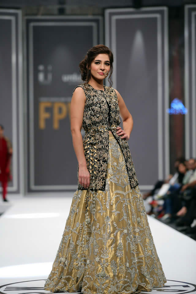 Nida Azwer Collection at FPW 2016, pakistani designer salwar kameez, eid fashion trends
