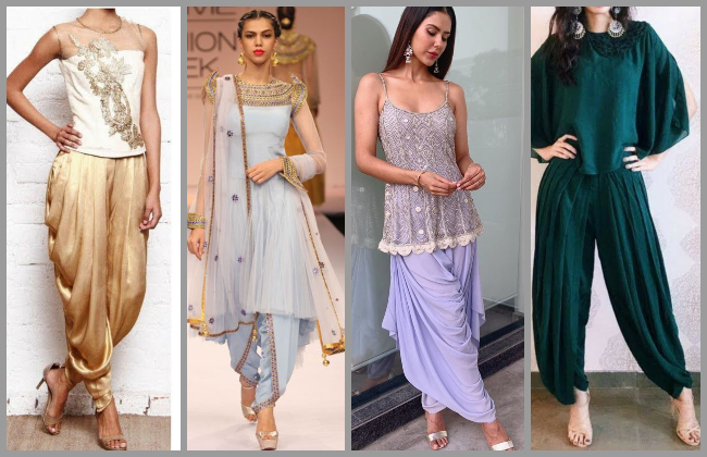 dhoti salwar suit design 2019