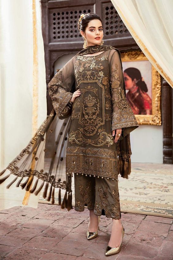 Pakistani salwar top kameez new design