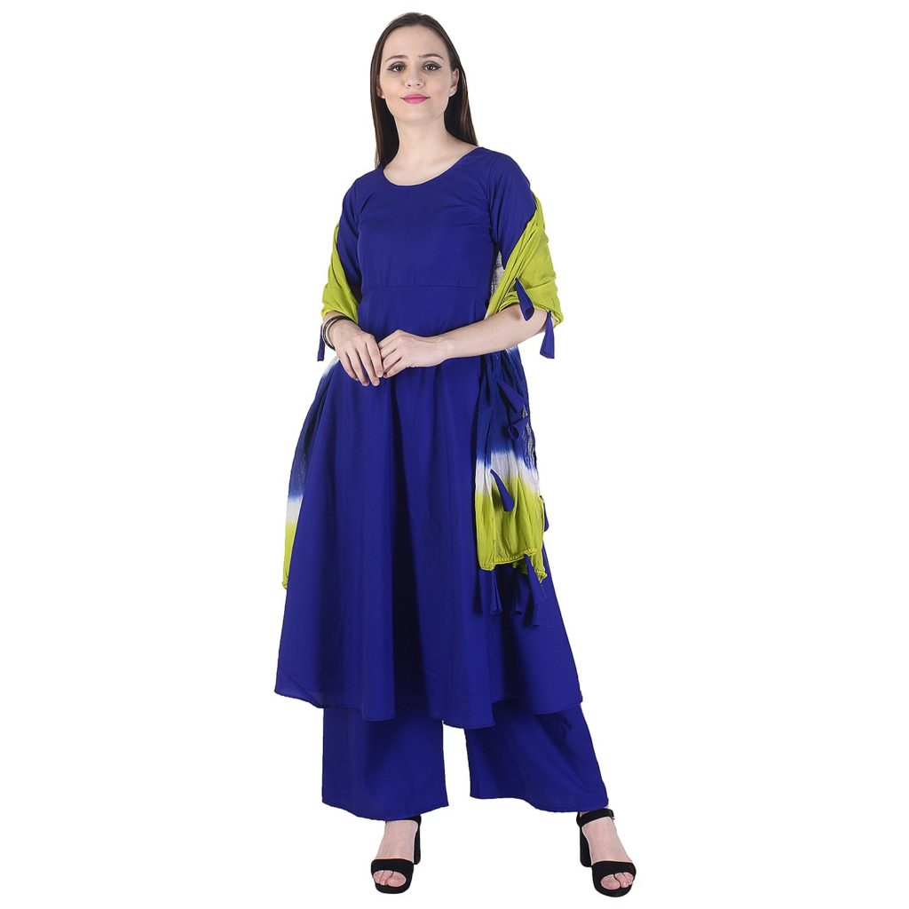 Palazzo sets with anarkali kurti