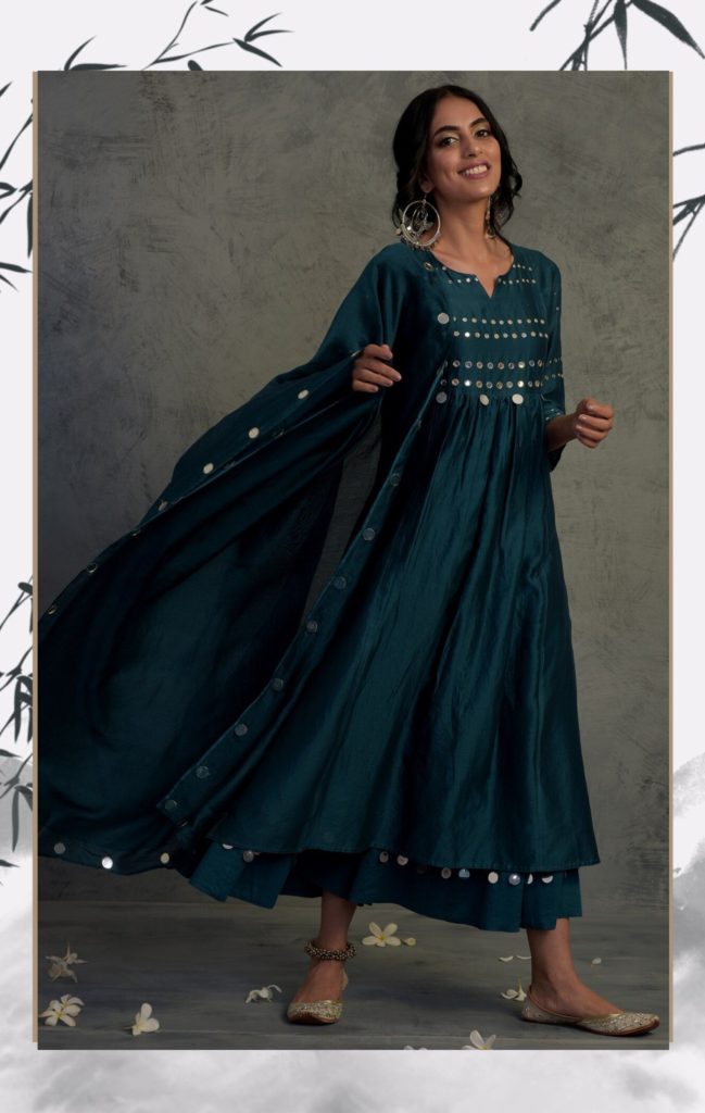 Cotton anarkali salwar suit