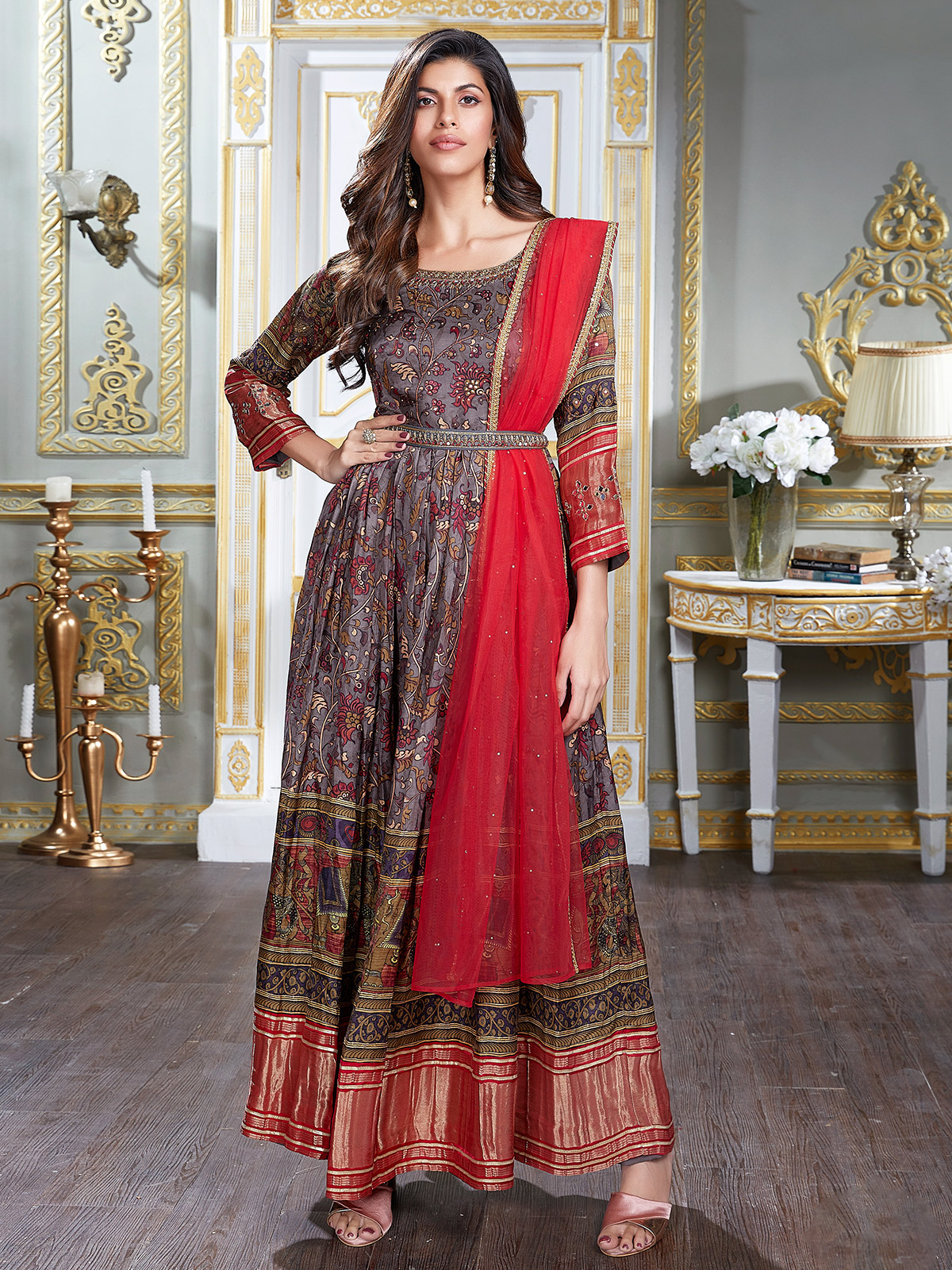 designer anarkali suit