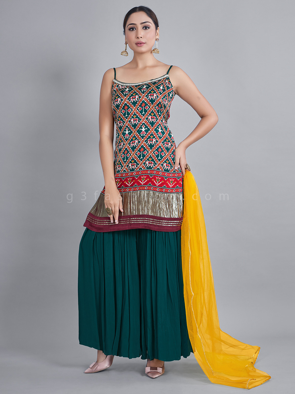 Festive wear palazzo suit 