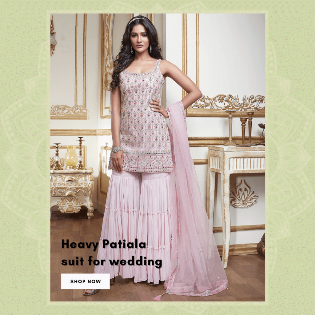 Heavy Patiala Suit for Wedding