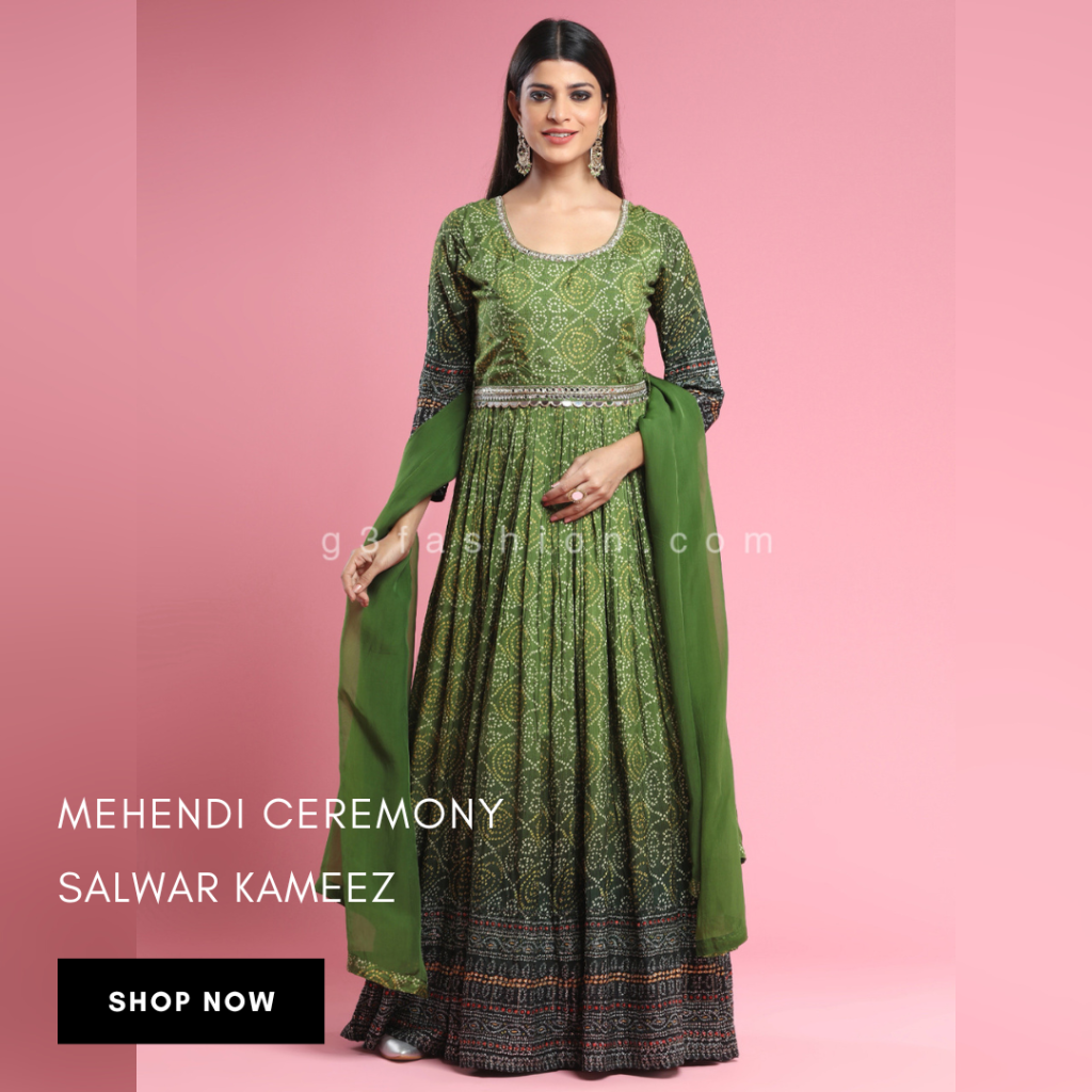 Stylish Salwar Suit for Mehendi